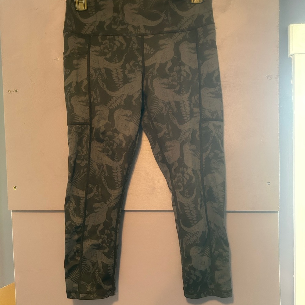 Constantly varied gear dinosaur leggings size XS Capri